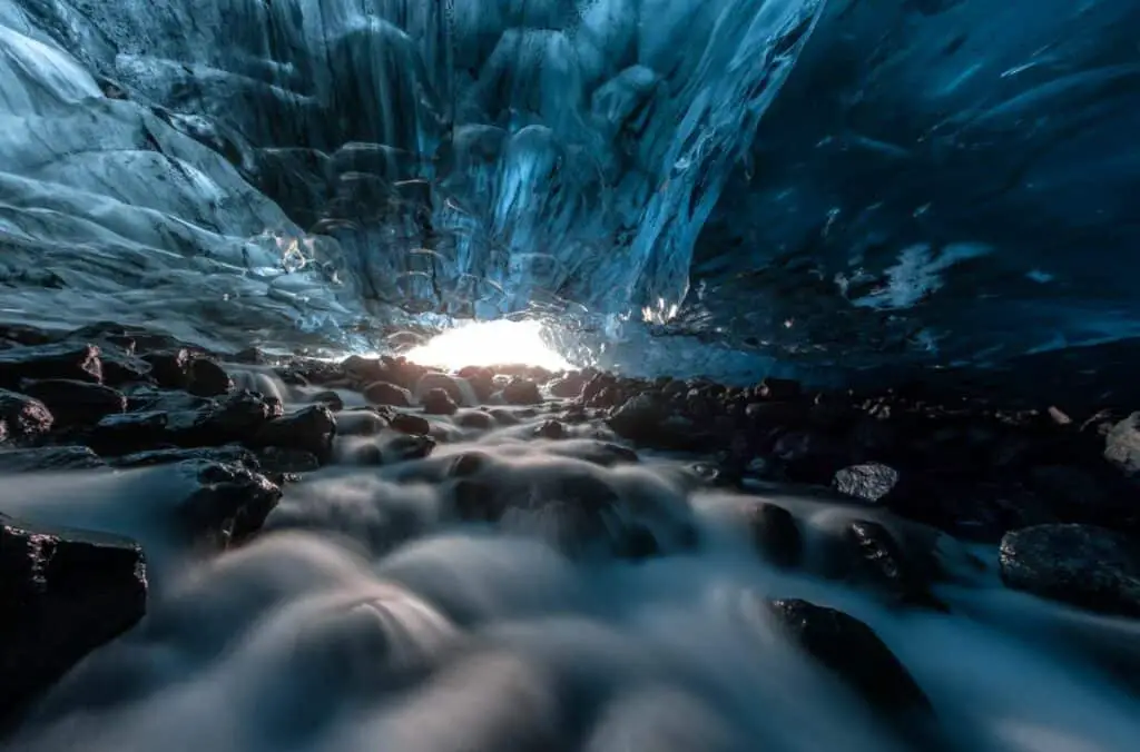 Amazing Ice Cave view