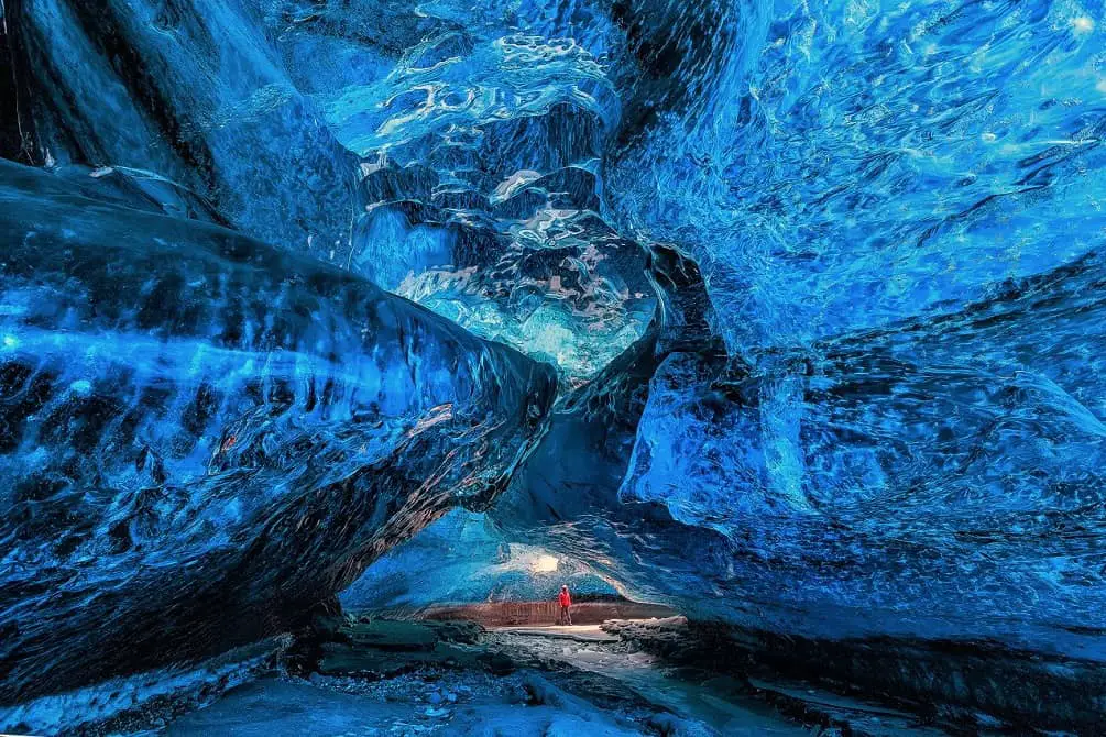 Incredible Ice Cave view