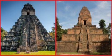 Ancien Temples Guatemala Cambodia
