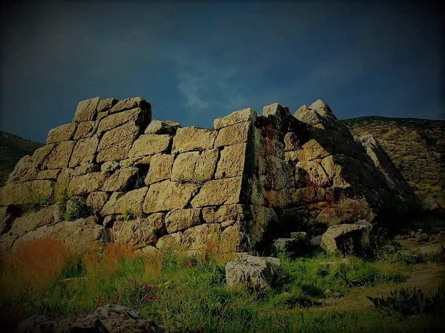 ancient pyramid argos peloponnesia greece