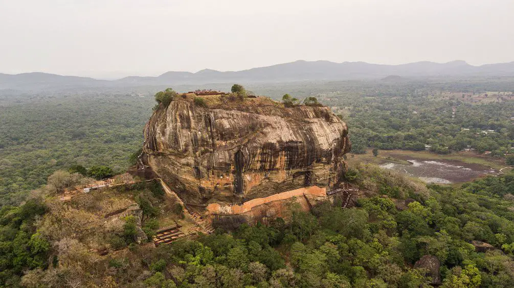 Aerial View Lions Rock