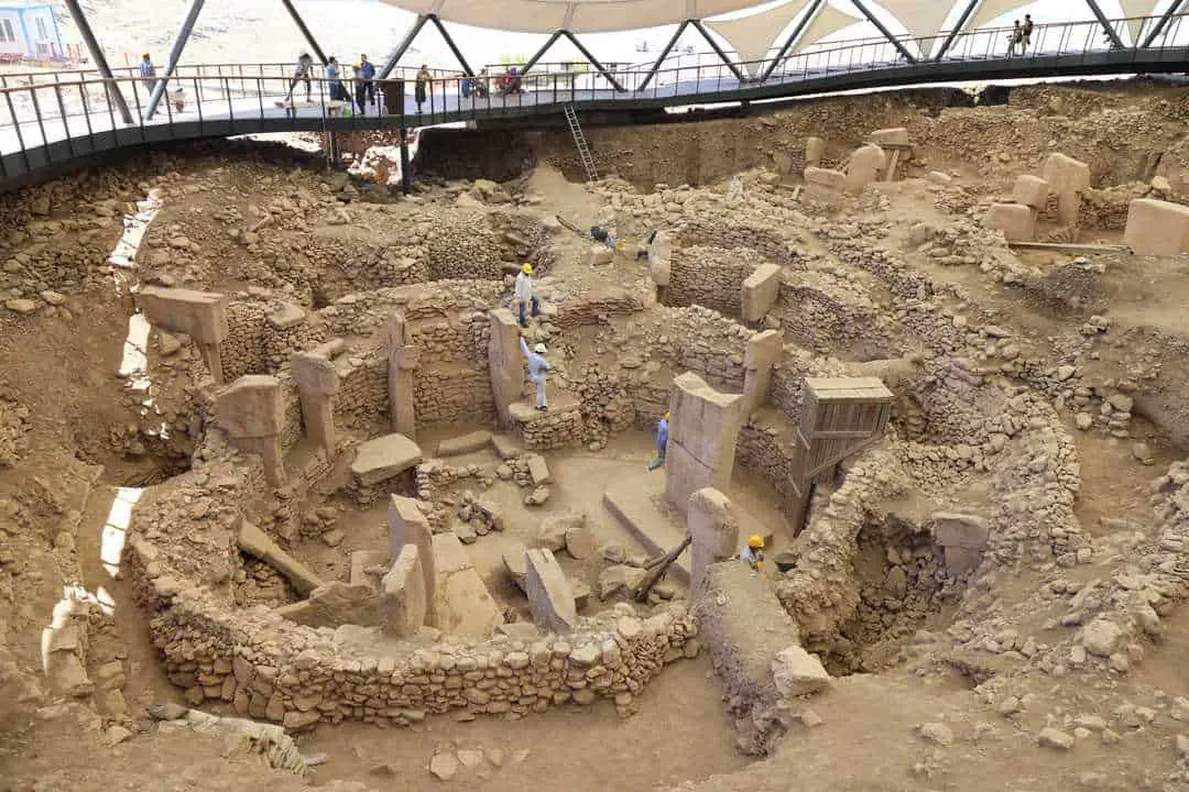 Arcaheological excavations performed at Gobekli Tepe