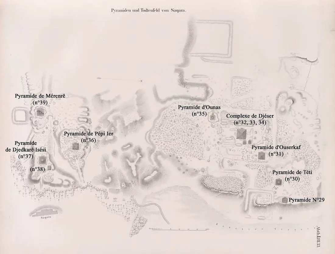 A map of the area where the Great Enclosure rests 