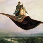 The Flying Carpet, a depiction of the hero of Russian folklore, Ivan Tsarevich