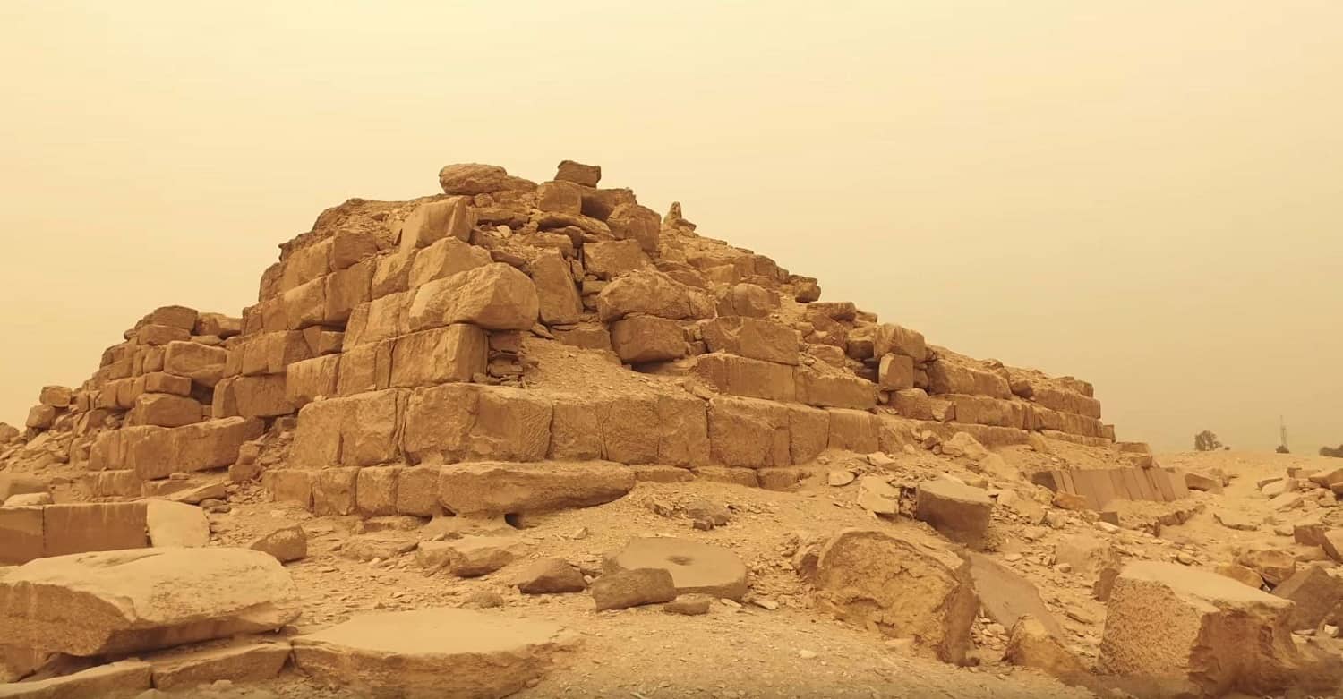 Pyramid at Abu Gorab