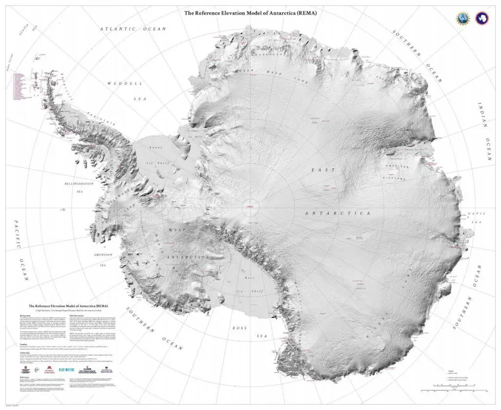 High-Res Map of Antarctica