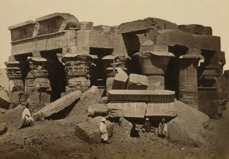 Kom Ombo Temple before reconstruction