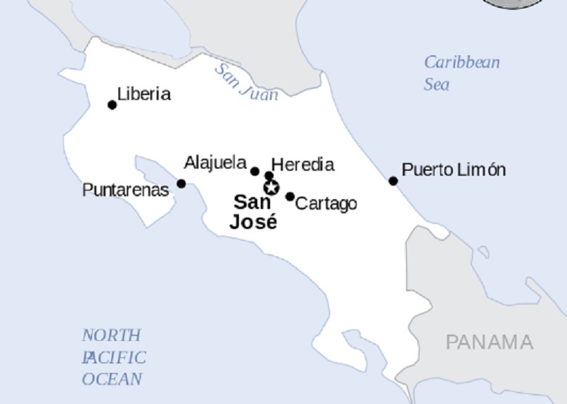 Costa Rica map172019