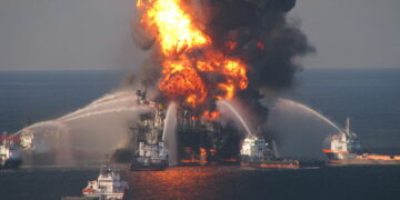 1024px Deepwater Horizon offshore drilling unit on fire