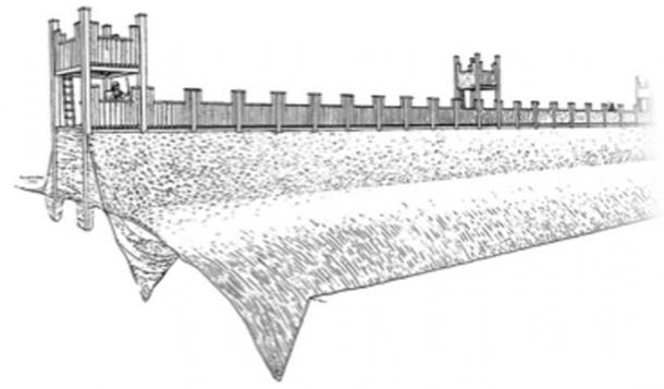 Drawing of what the Roman