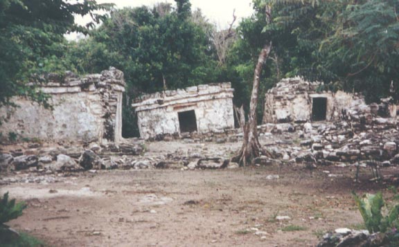 Quintana Roo MX Mayan Ruins near Tulum