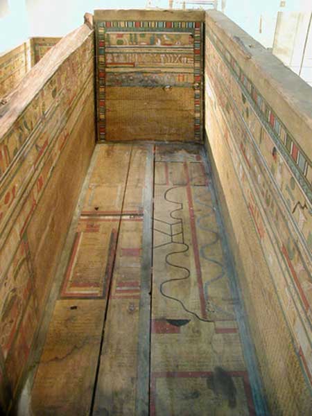 Map-of-the-netherworld - Inscription Found On Egyptian Coffin Provides A Detailed Map Of The Underworld