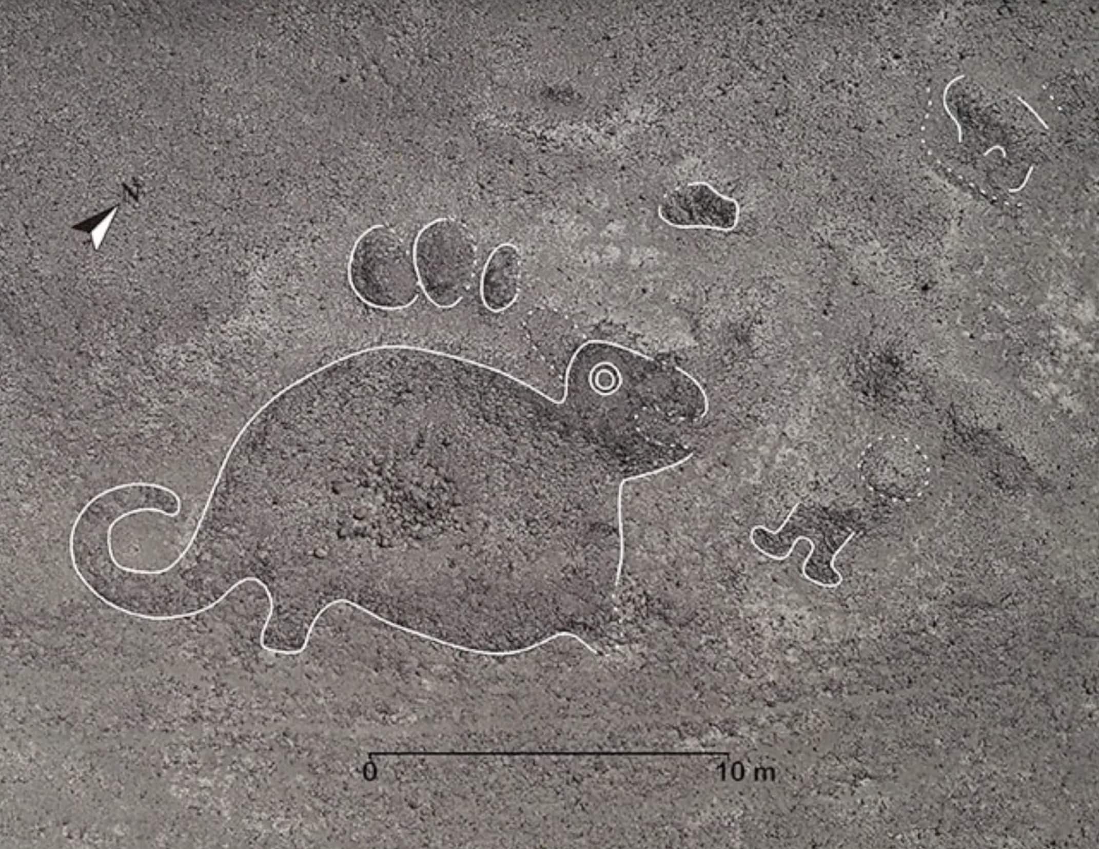 Screen-Shot----at-..-AM - Researchers reveal 143 new Nazca Lines of strange humanoid beings and a two-headed ‘snake’