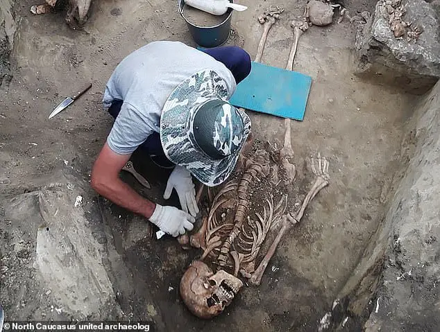 skeleton - Ancient warrior woman found buried with rare jewelry created during the Roman Empire