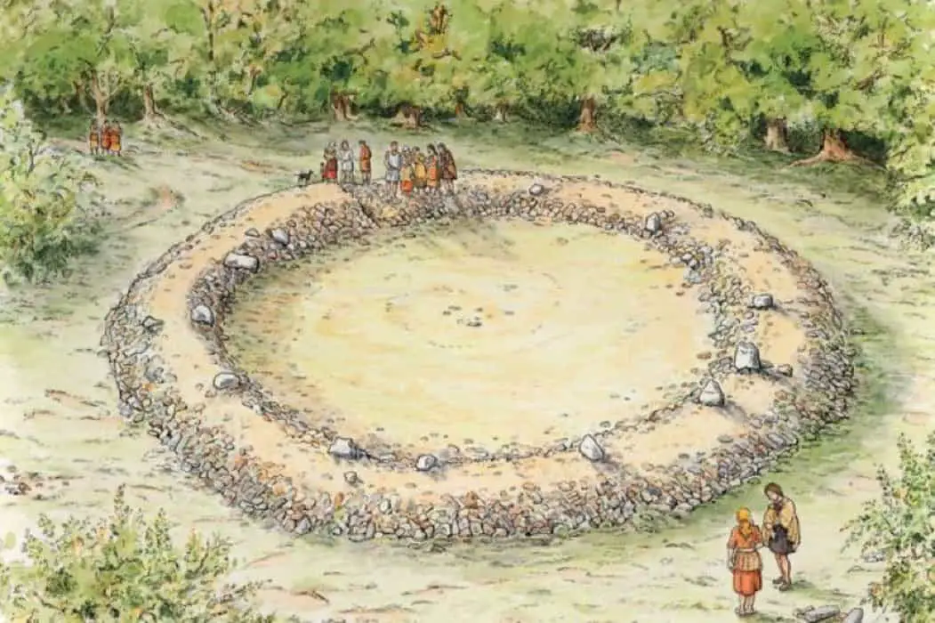 stone-circle - Stone circle dating to the Bronze Age found hidden in British forest