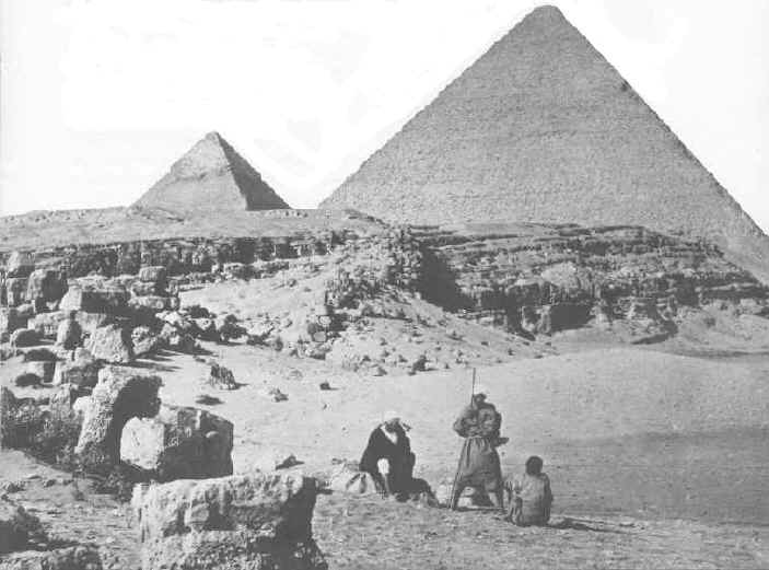 The Pyramids taken in 1862 one of th oldest images