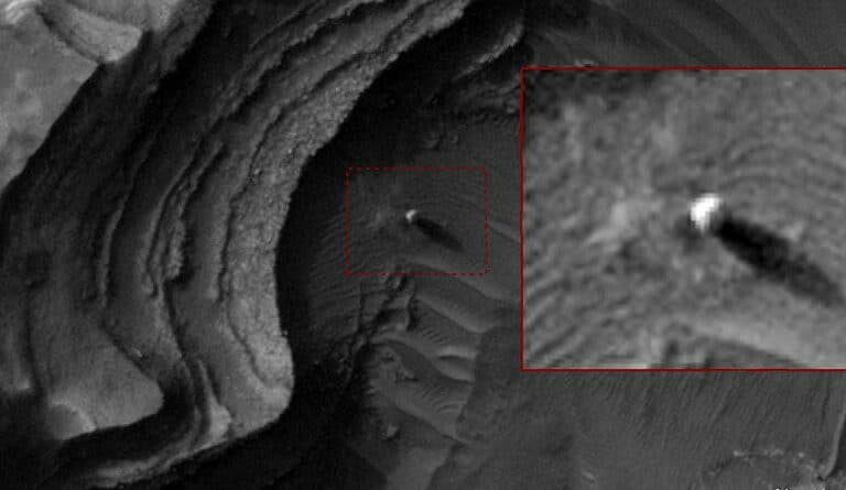 Ancient Aliens on Mars? Massive ‘bright sphere’ spotted by NASA satellite on Mars